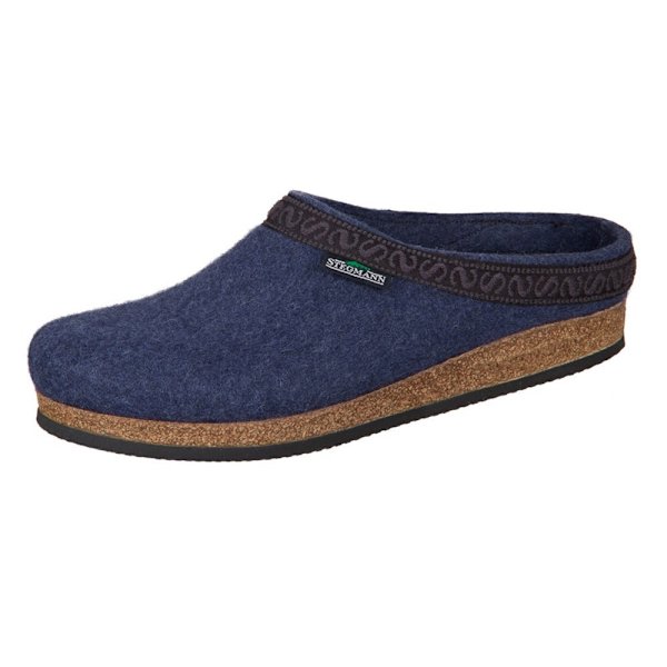 Hjemmesko Stegmann Jeans Wollfilz Flåde 42