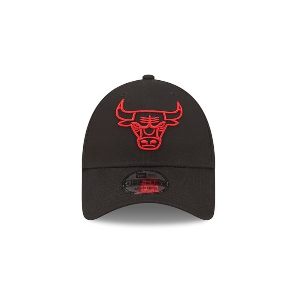 Hatut New Era 940 Nba Neon Outline 9FORTY Chibul Mustat Produkt av avvikande storlek