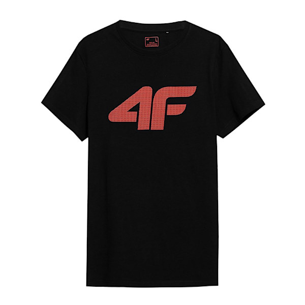 Shirts 4F 4FSS23TTSHM53721S Svarta 176 - 179 cm/M