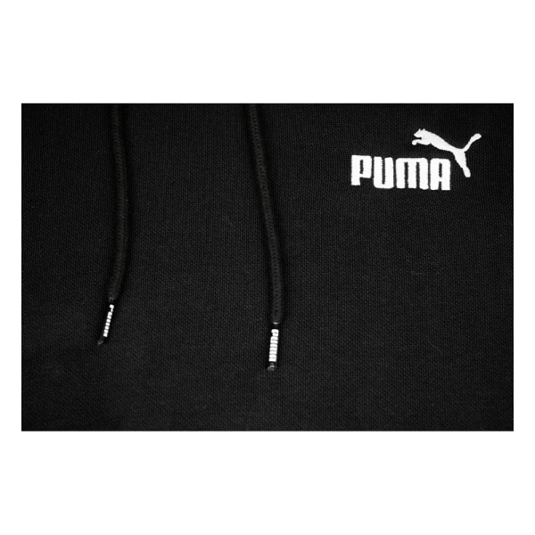 Sweatshirts Puma Ess Embroidery Hoodie Fl Svarta 170 - 175 cm/S