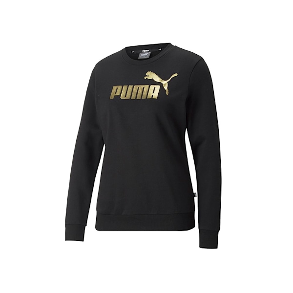 Puserot je Fleecet Puma Ess Metallic Logo Mustat 170 - 175 cm/M