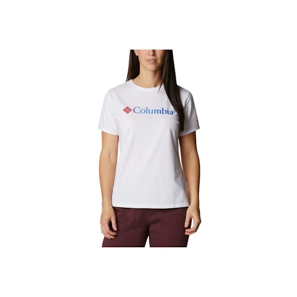 T-paidat Columbia Sun Trek W Graphic Tee Valkoiset 158 - 158 cm/S