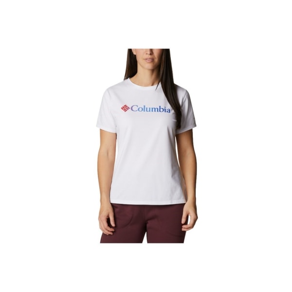 T-shirts Columbia Sun Trek W Graphic Tee Hvid 152 - 152 cm/XS