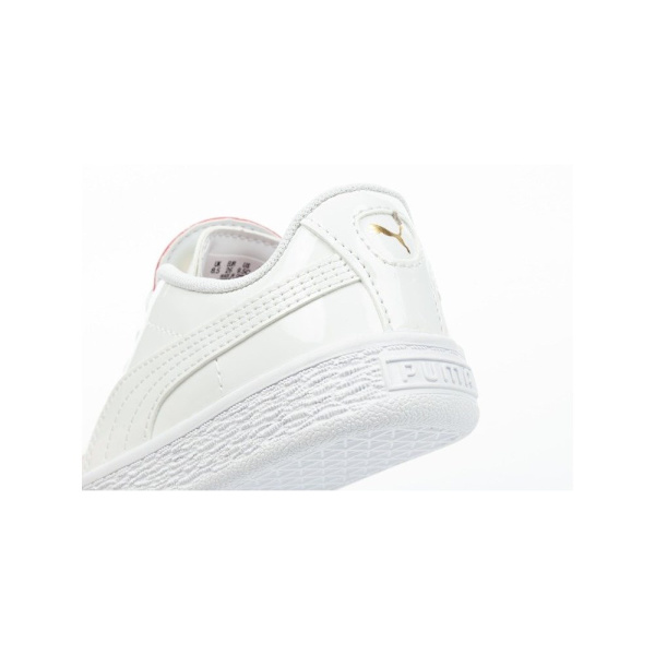 Lågskor Puma Basket Crush Patent Vit 26