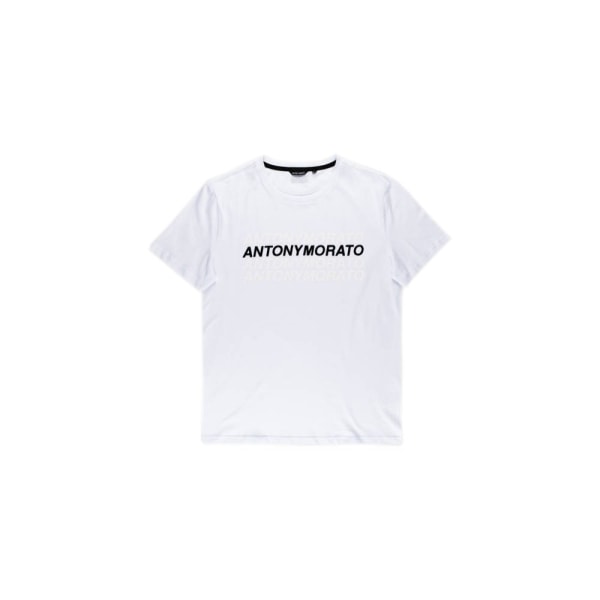 Shirts Antony Morato Tshirt Męski Super Slim Fit White Vit 170 - 175 cm/M