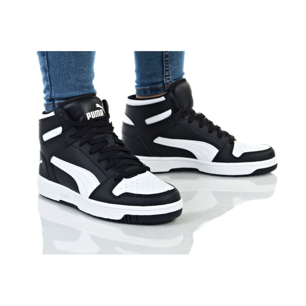 Sko Puma Rebound Layup SL JR Hvid,Sort 37.5