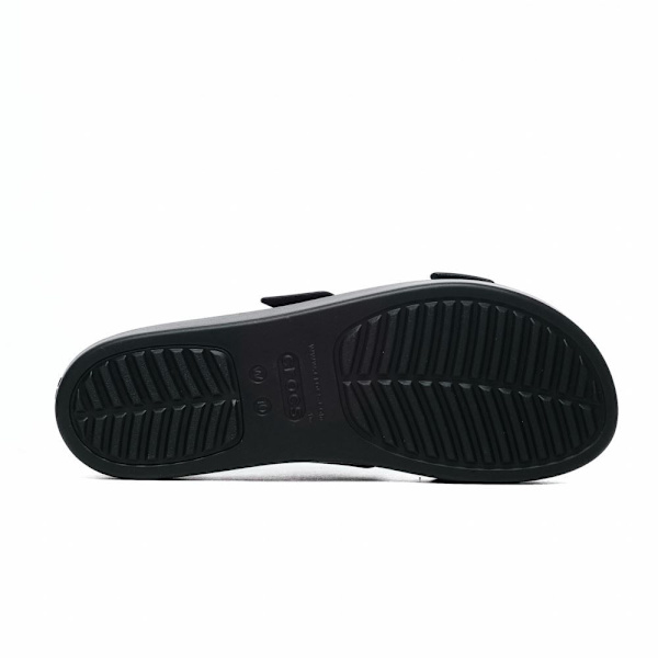 Rantakengät Crocs Brooklyn Sandal Low Wedge Mustat 38