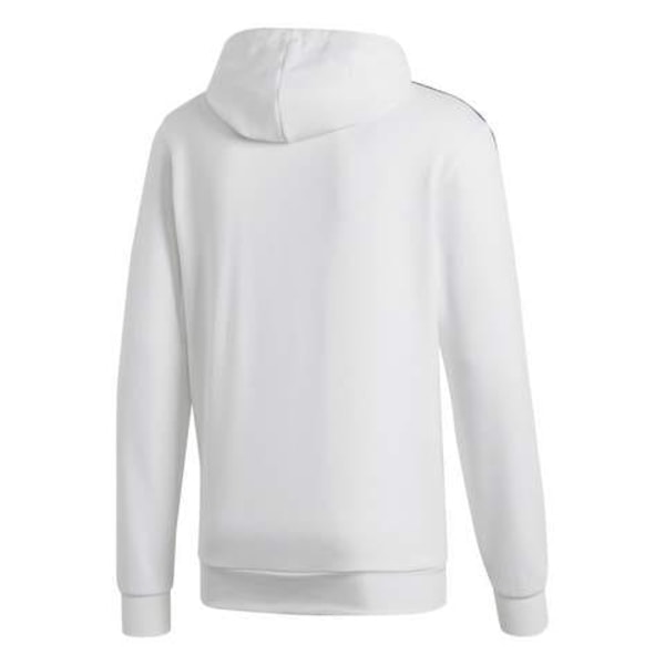 Puserot je Fleecet Adidas Essential 3STRIPE Linear Hoodie Valkoiset 188 - 193 cm/XXL
