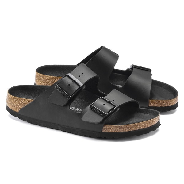 Tøffel Birkenstock Arizona Birkoflor Sort 43