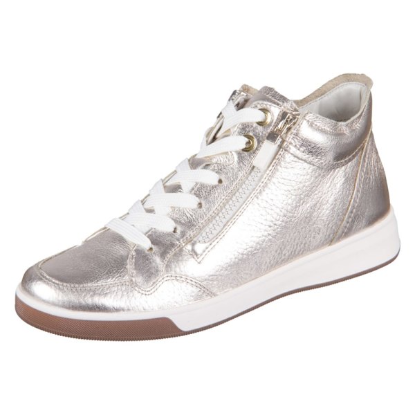 Sko Ara OM Metallic Platin Gauchosoft Sølv 5.5 UK women