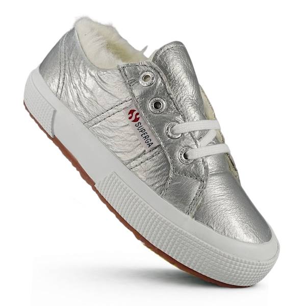 Lågskor Superga Varnish Silver 25