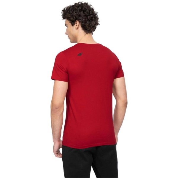 T-shirts 4F H4L22TSM01661S Rød 182 - 185 cm/XL