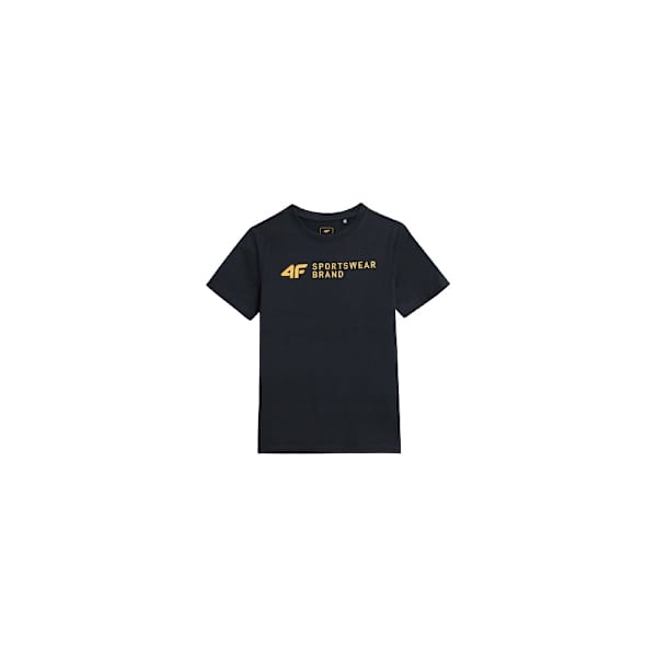 T-shirts 4F HJZ22JTSM00330S Sort 152 - 157 cm