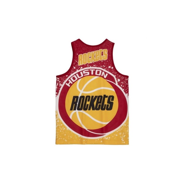 T-shirts Mitchell & Ness Nba Houston Rockets Tank Top Orange 178 - 182 cm/M