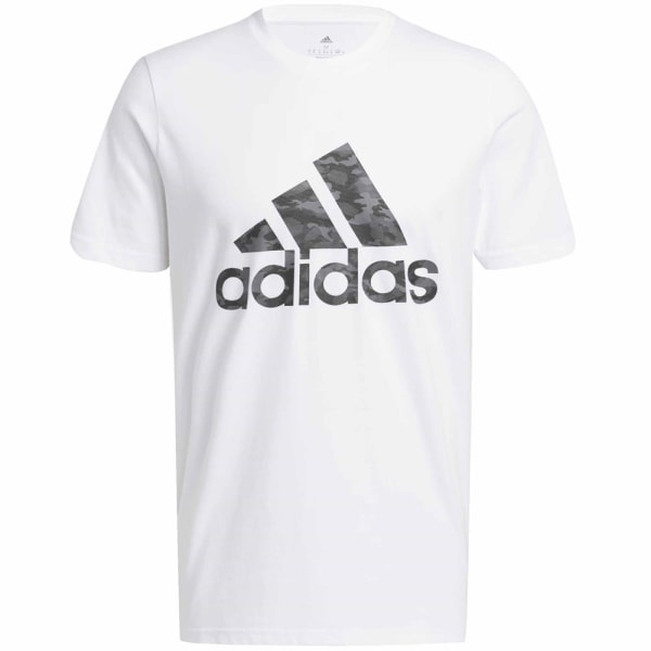 Shirts Adidas M Camo G T Vit 170 - 175 cm/M