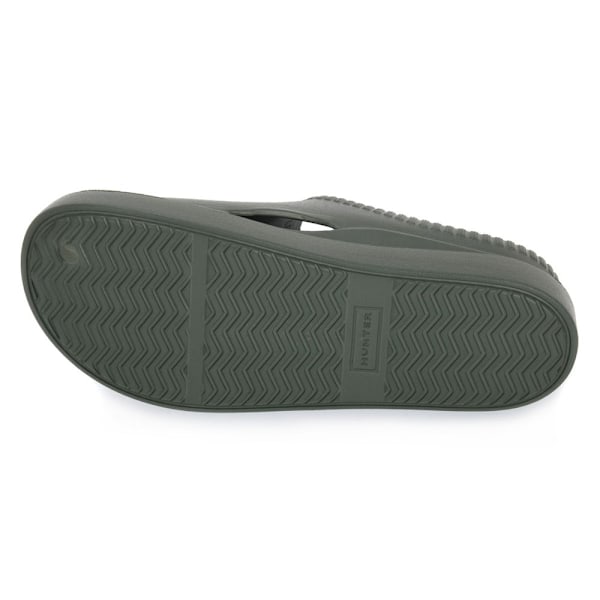 Tofflor Hunter Bloom Foam Clog Oliv,Gråa 38