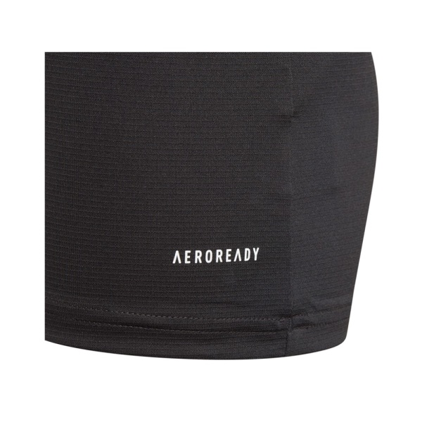 T-paidat Adidas JR Team Base Tee Mustat 93 - 98 cm/2 - 3 år