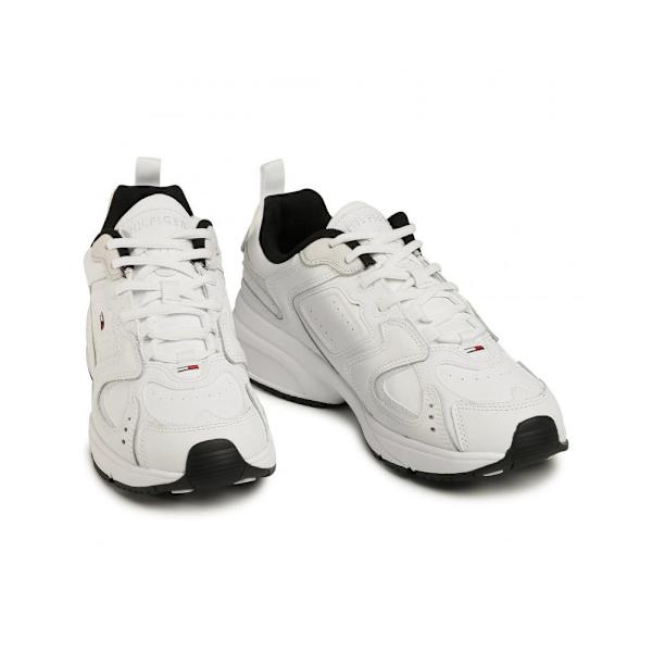 Puolikengät Tommy Hilfiger EM0EM00491YBR Valkoiset 43