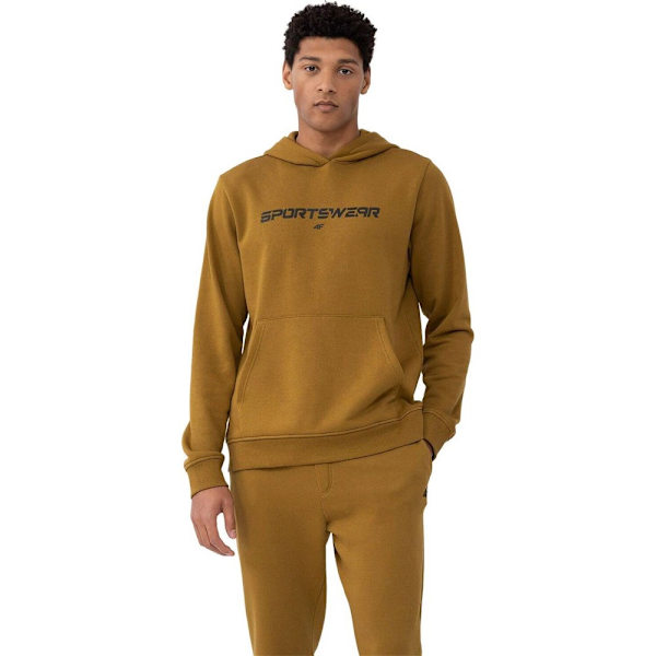 Puserot je Fleecet 4F 4FAW23TSWSM077374S Hunajan värinen 185 - 188 cm/XXL