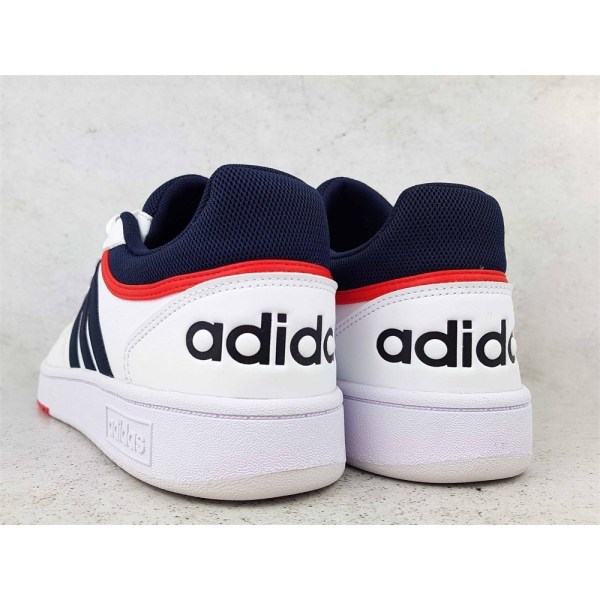 Lågskor Adidas Hoops 30 Vit,Grenade,Röda 46