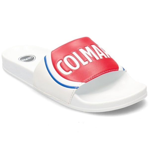 Tøffel Colmar Slipper Logo Hvid,Rød 45