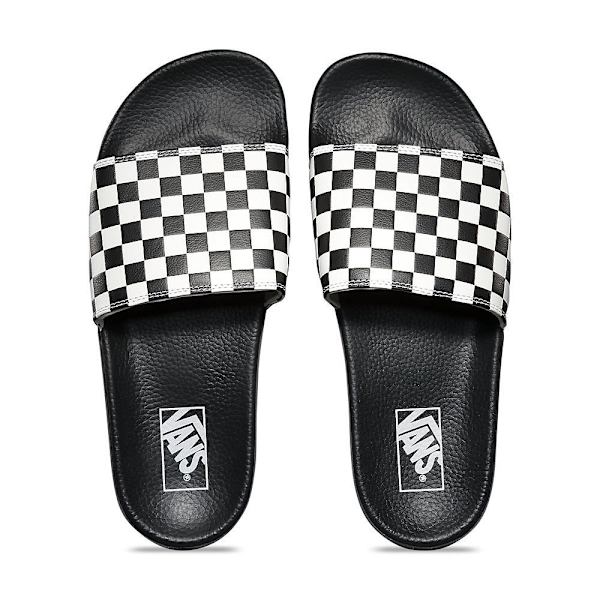 Tøffel Vans Checkerboard Hvid,Sort 38