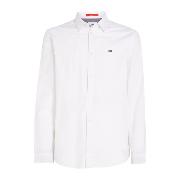 Skjortor Tommy Hilfiger DM0DM15408YBR Vit 174 - 178 cm/M