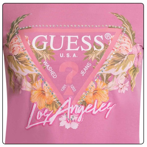 T-shirts Guess W3GI41J1314G67G Pink 158 - 162 cm/XS