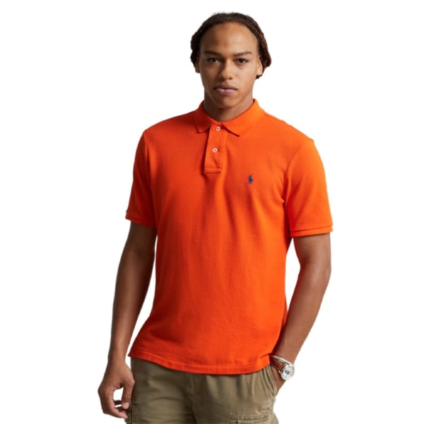 T-paidat Ralph Lauren Polo Custom Slim Mesh Oranssin väriset 168 - 172 cm/XS