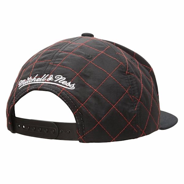 Mössar Mitchell & Ness Quilted Taslan Snapback Hwc Chicago Bulls Bruna,Röda Produkt av avvikande storlek