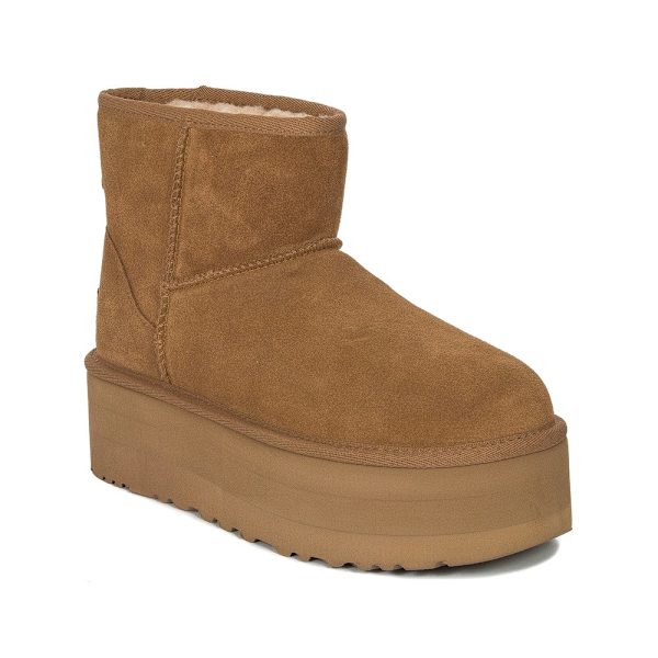 Snowboots UGG Classic Mini Platform Brun,Honning 40