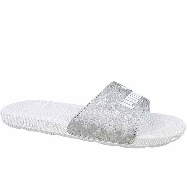 Tofflor Puma Cool Cat 20 Wns Silver,Vit 39