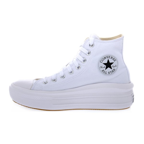 Kondisko Converse All Star Move Platform HI Beige,Hvid 37