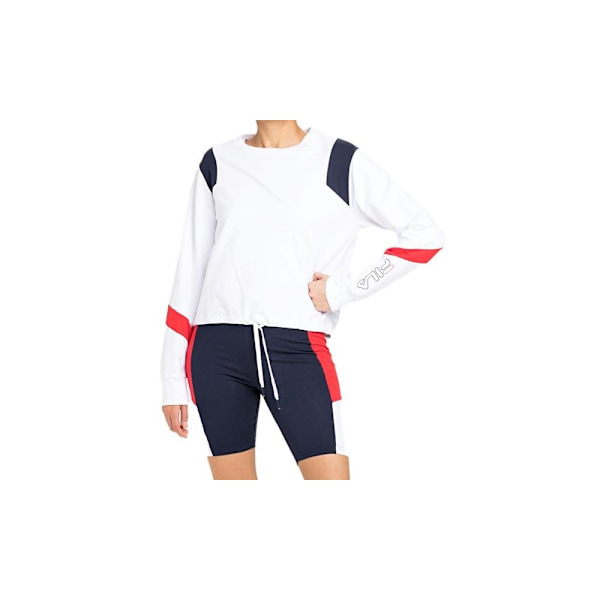 Puserot je Fleecet Fila Pita Cropped Crew W Valkoiset 158 - 162 cm/XS