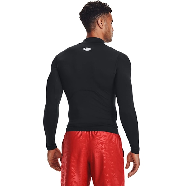 T-paidat Under Armour Heatgear Mock Mustat 183 - 187 cm/L
