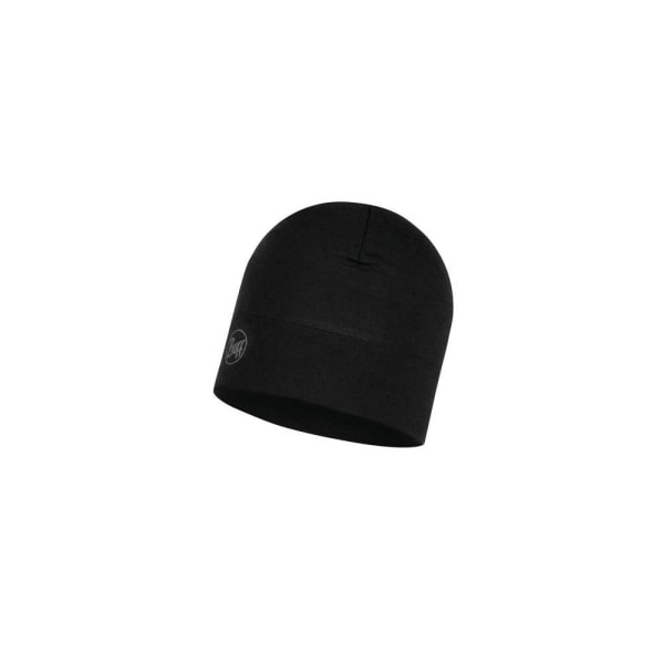 Hætter Buff Merino Wool Mid Solid Sort Produkt av avvikande storlek