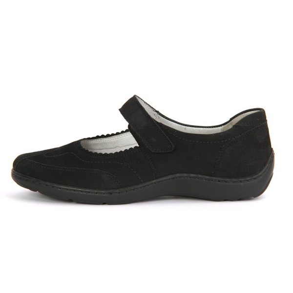Sneakers low Waldläufer Henni 496302 191 001 Denver Sort 4.5 UK women