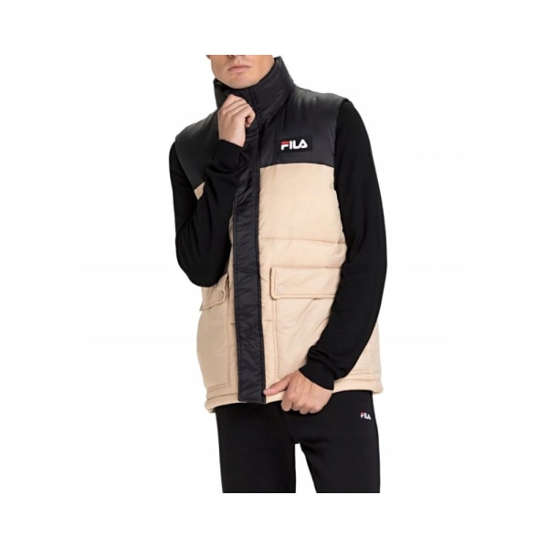 Jakker Fila Salo Puffer Vest Sort,Pink 174 - 179 cm/M