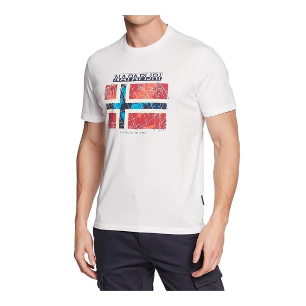 T-shirts Napapijri Sguiro Hvid 183 - 187 cm/L