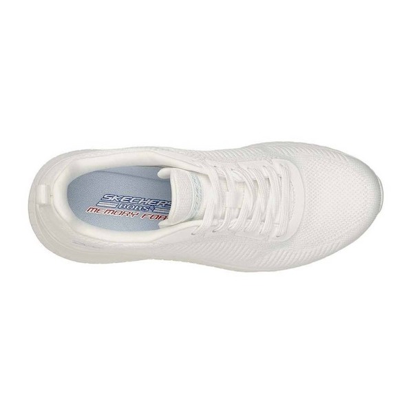 Lågskor Skechers Bobs Squad Chaos Face Off Vit 38.5