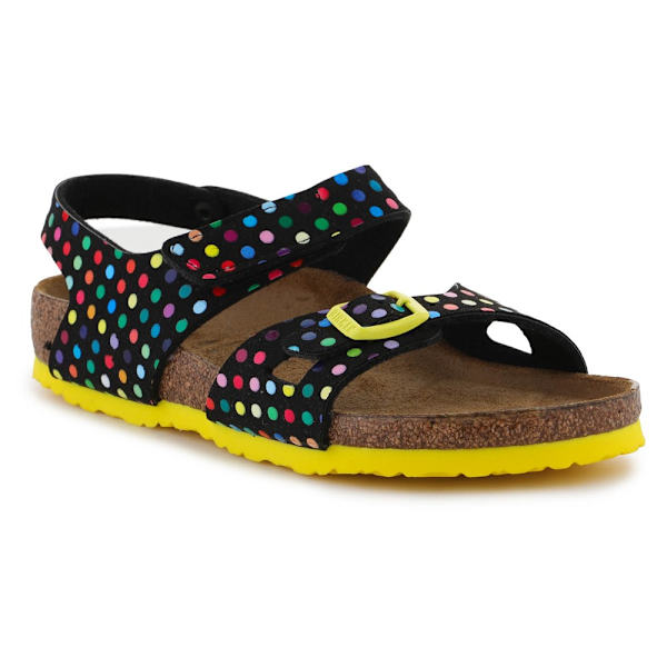 Sandaler Birkenstock Colorado Rivet Logo Kids Digital Dots Black Sort 33