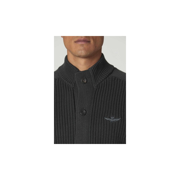 Trøjer Aeronautica Militare MA1454L40939295 Sort 188 - 192 cm/XL