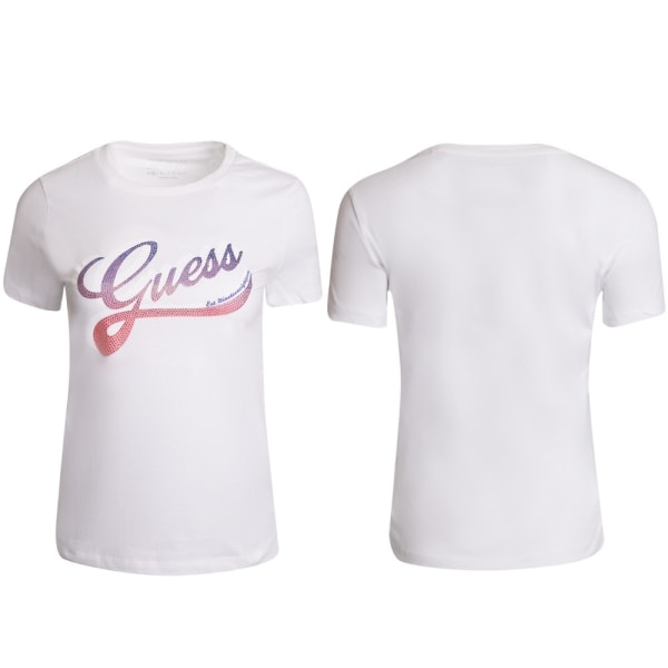 T-shirts Guess W3GI34I3Z14 G011 Hvid 158 - 162 cm/XS