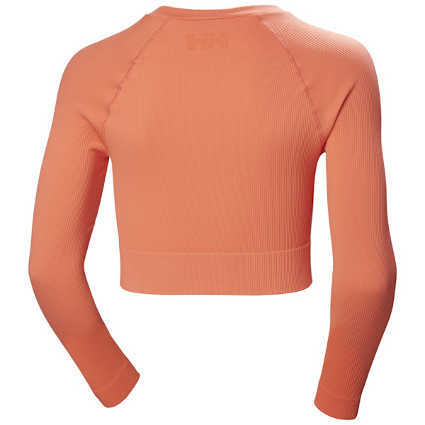 T-paidat Helly Hansen Allure Seamless Crop Ls Top Oranssin väriset 166 - 170 cm/M