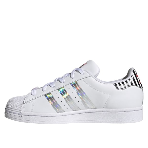 Sneakers low Adidas Superstar Hvid,Sølv 37 1/3 dc7c | Vit,Silver | 37.3 |  Fyndiq
