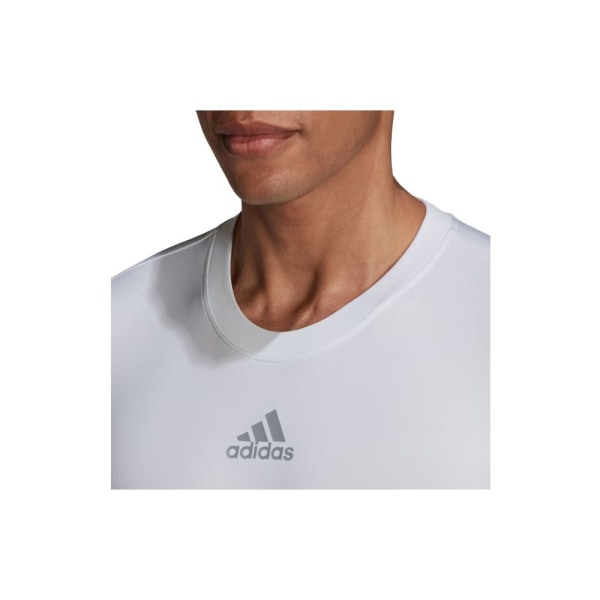 T-shirts Adidas Techfit Warm M Hvid 182 - 187 cm/XL