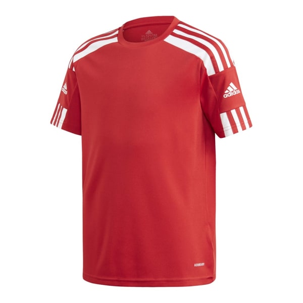 Shirts Adidas JR Squadra 21 Vit,Röda 147 - 152 cm/M