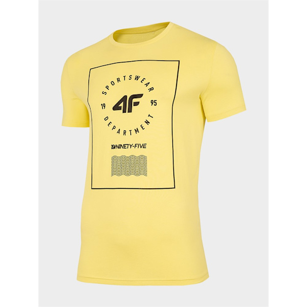 T-shirts 4F H4L22TSM03373S Gul 179 - 182 cm/L