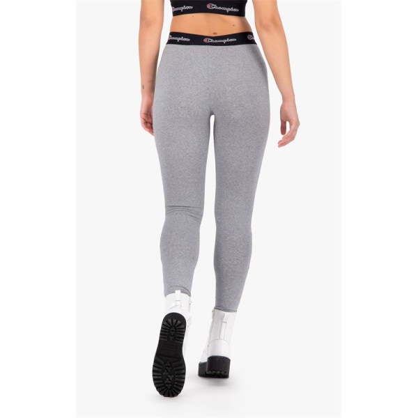 Bukser Champion Wmns Script Logo Waist Zip Detail Leggings Grå 168 - 172 cm/M