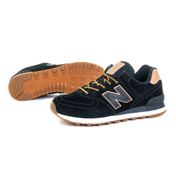 Puolikengät New Balance 574 Mustat,Kullanväriset 42
